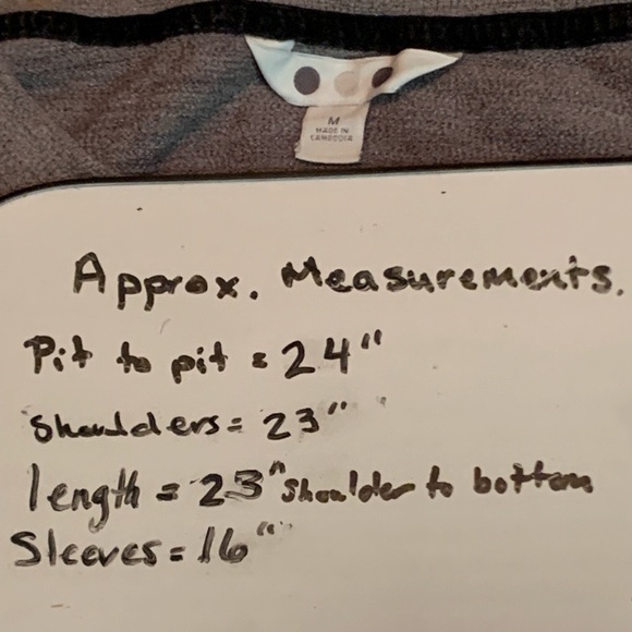 Three Dots Womens Size M Gray Pullover Long Sleeve Drawstring Waist Sweater - Picture 7 of 7